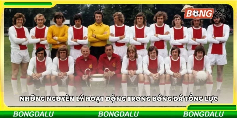Những nguyên lý hoạt động trong bóng đá tổng lực