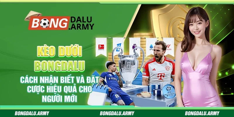 Kèo dưới Bongdalu - Cách nhận biết và đặt cược hiệu quả cho người mới