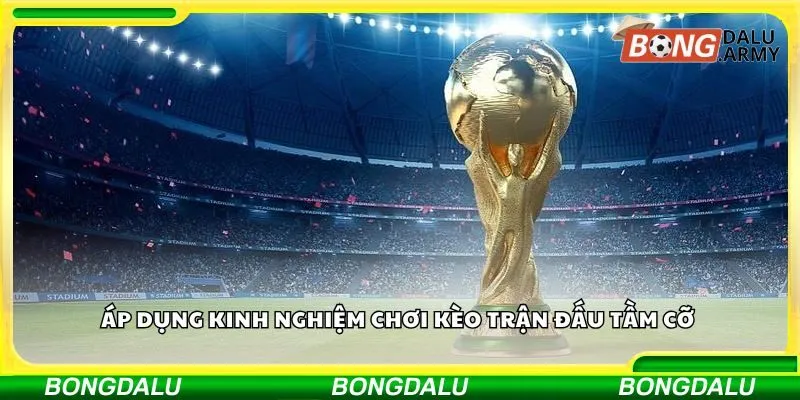 Áp dụng kinh nghiệm chơi kèo trận đấu tầm cỡ 