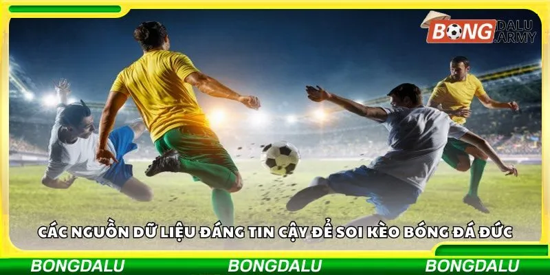 Các nguồn dữ liệu đáng tin cậy để soi kèo bóng đá Đức