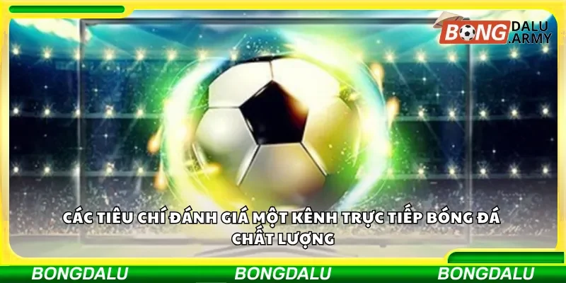 Các yếu tố cần xem xét để đánh giá kênh trực tiếp bóng đá tốt